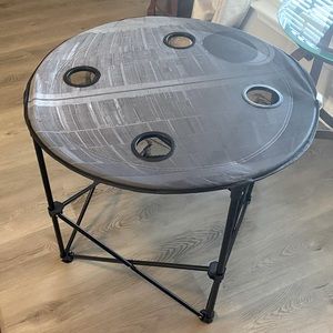 STAR WARS table folding portable tailgate camping with carrying case cup holder